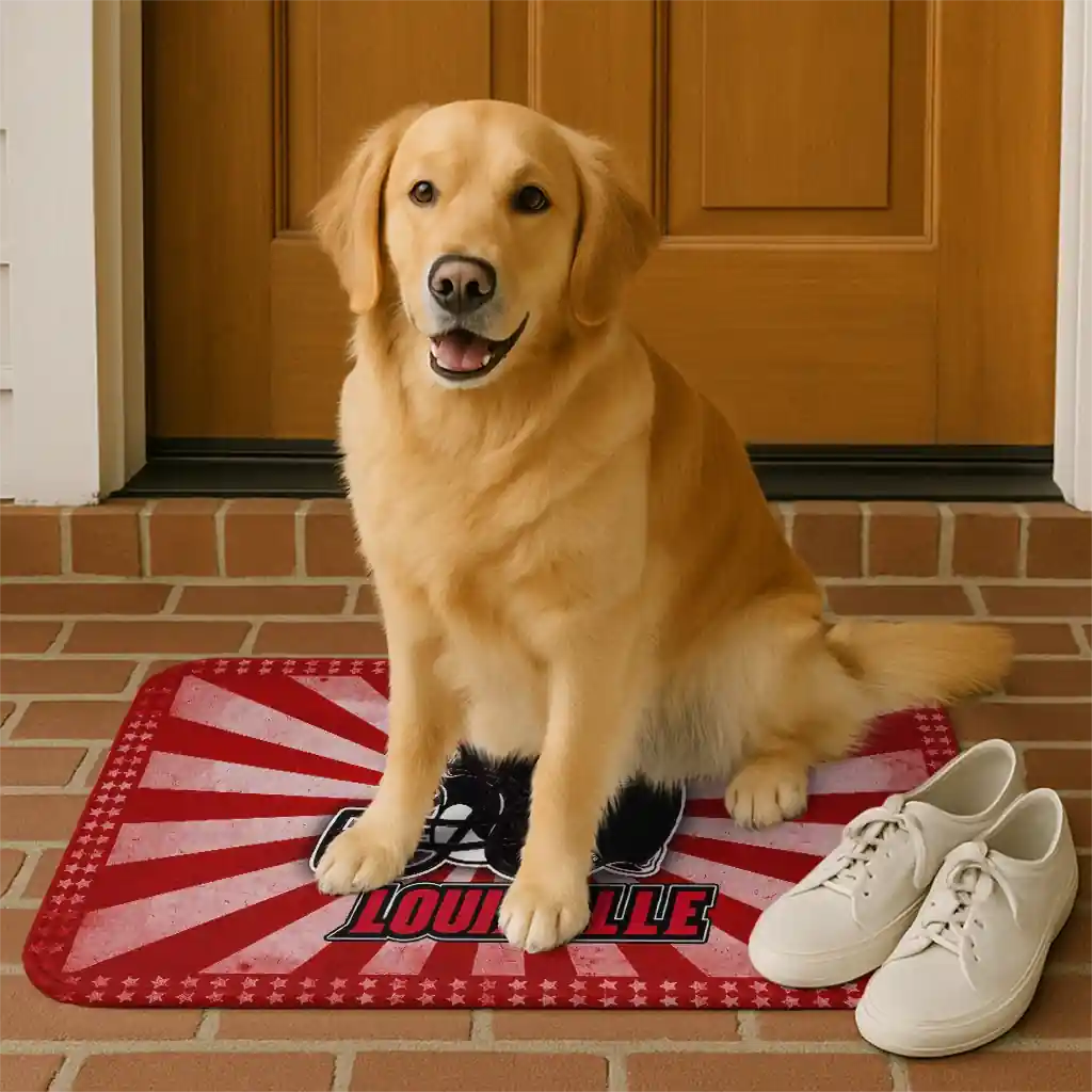 louisville-cardinals-helmet-centerpiece-red-doormat-high-quality.webp