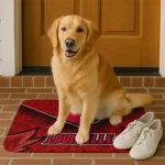 louisville-cardinals-layered-lines-red-doormat-best-selling.webp