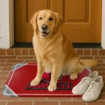 louisville-cardinals-silver-halftone-red-doormat-best-selling.webp