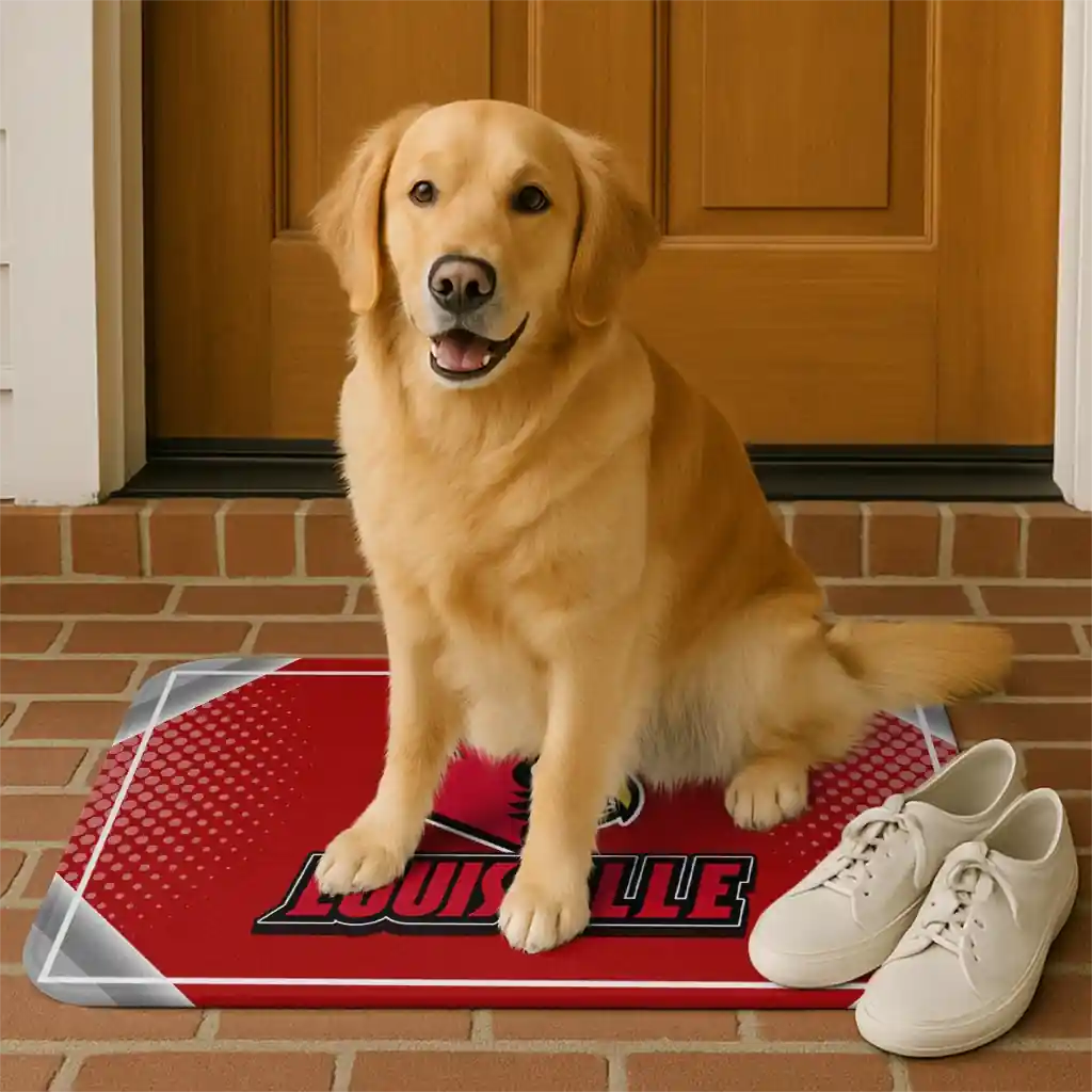 louisville-cardinals-silver-halftone-red-doormat-high-quality.webp