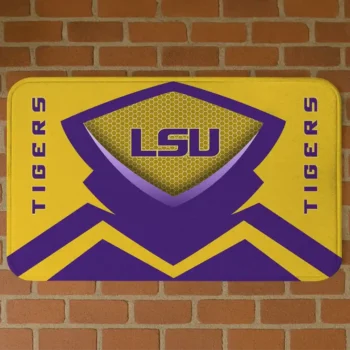 LSU Tigers Ninja Mesh Purple Doormat