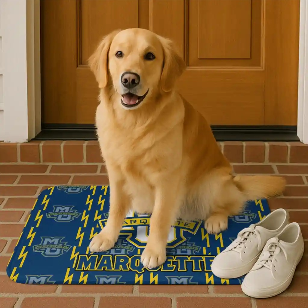 marquette-golden-eagles-bolt-row-blue-doormat-high-quality.webp
