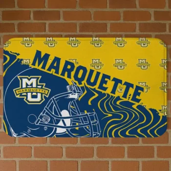 Marquette Golden Eagles Football Pride Blue Doormat