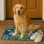 marquette-golden-eagles-helmet-illustration-blue-doormat-best-selling.webp