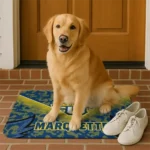 marquette-golden-eagles-layered-lines-blue-doormat-best-selling.webp