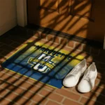 marquette-golden-eagles-pixel-blur-blue-doormat-best-selling.webp