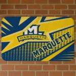 Marquette Golden Eagles Sharp Flash Blue Doormat