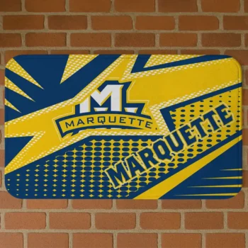 Marquette Golden Eagles Sharp Flash Blue Doormat