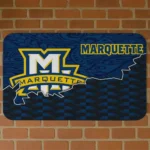 marquette-golden-eagles-tribal-detailing-blue-black-doormat-best-selling.webp