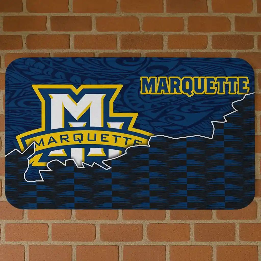 marquette-golden-eagles-tribal-detailing-blue-black-doormat-best-selling.webp marquette golden eagles tribal detailing blue black doormat best selling