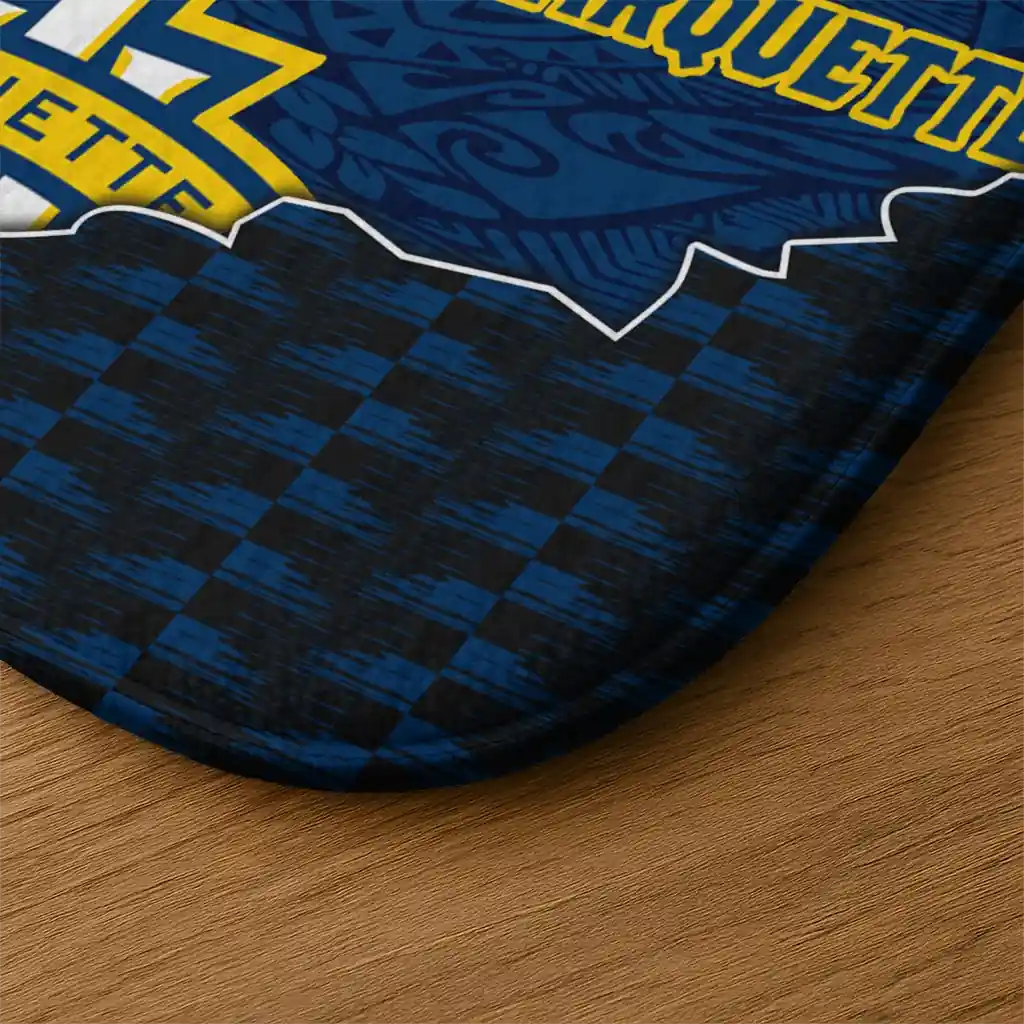 marquette-golden-eagles-tribal-detailing-blue-black-doormat-latest-model.webp