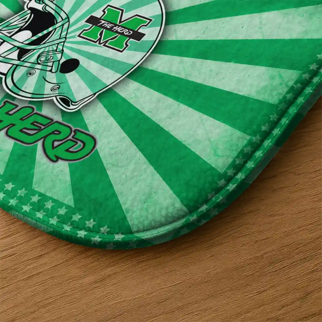 marshall-thundering-herd-helmet-centerpiece-green-doormat-latest-model.webp