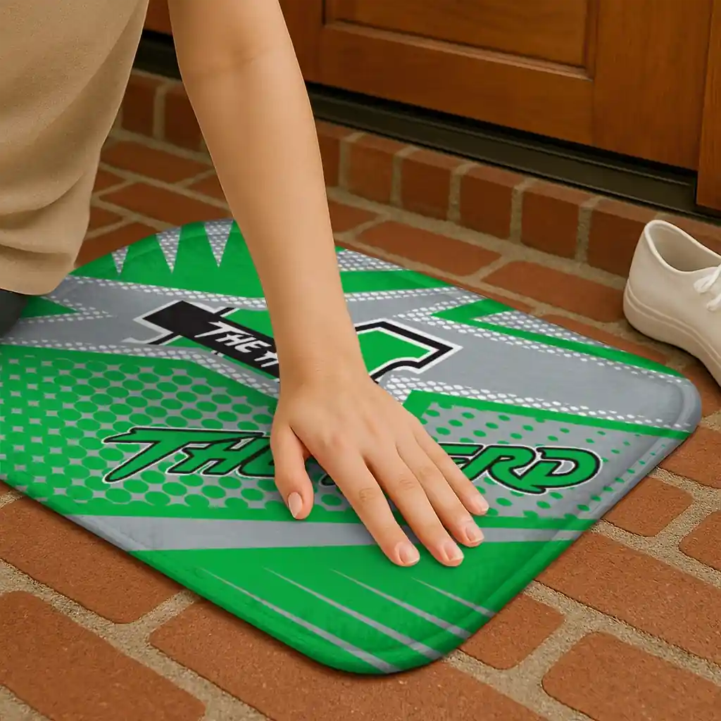 marshall-thundering-herd-sharp-flash-green-doormat-premium-grade.webp