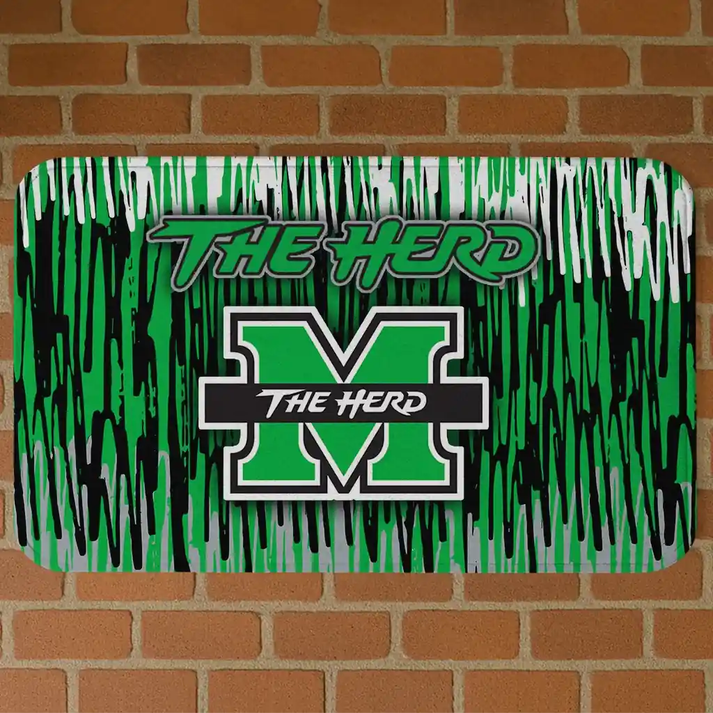 marshall-thundering-herd-vertical-flow-green-doormat-best-selling.webp marshall thundering herd vertical flow green doormat best selling