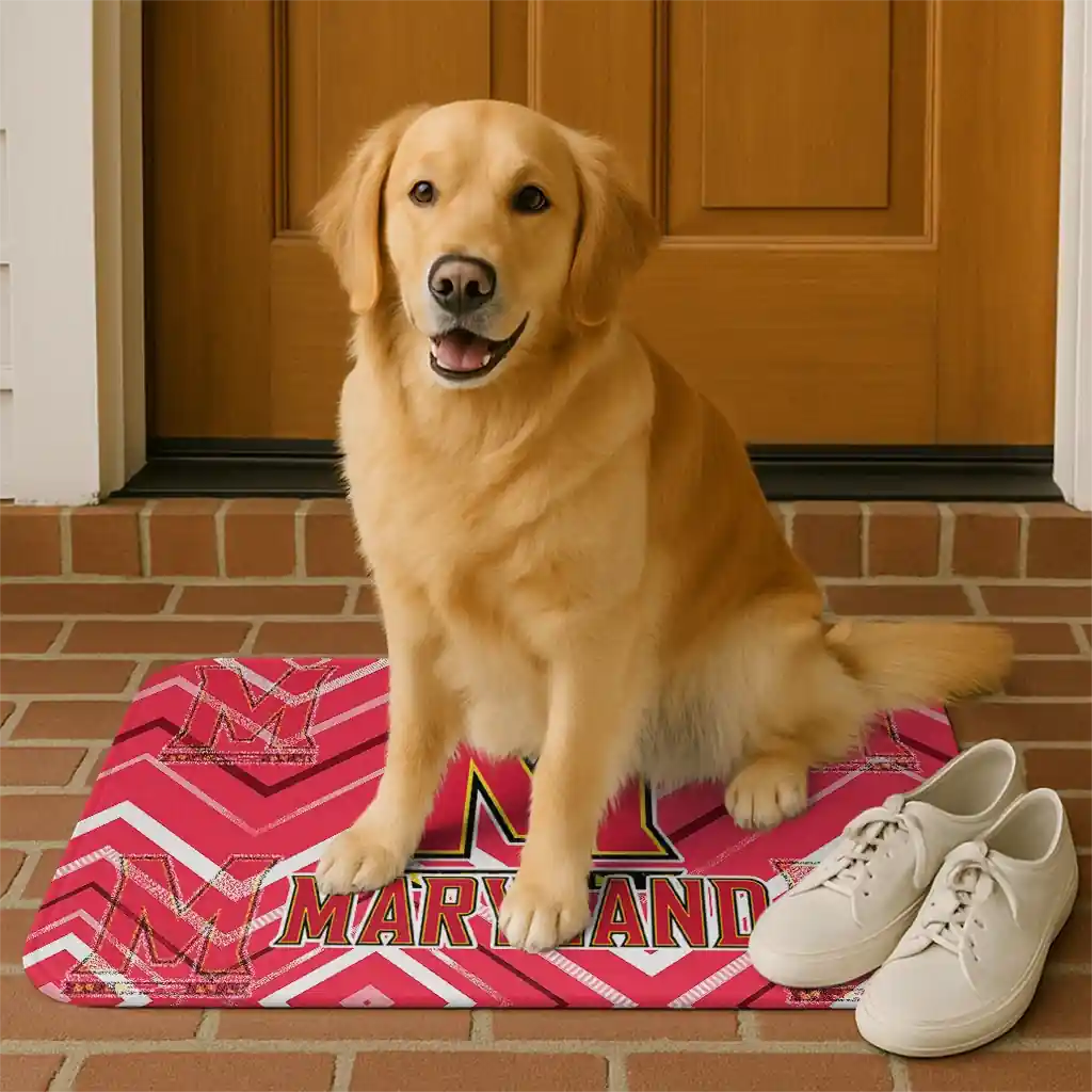 maryland-terrapins-chevron-geometrics-red-doormat-high-quality.webp