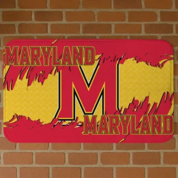 Maryland Terrapins Plate Rip Red Doormat