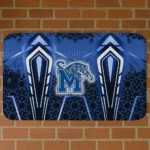 Memphis Tigers Graphic Stripes Blue Doormat