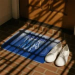 memphis-tigers-pixel-blur-blue-doormat-best-selling.webp