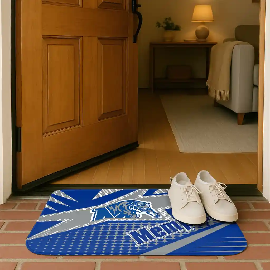 memphis-tigers-sharp-flash-blue-doormat-fashion-forward.webp