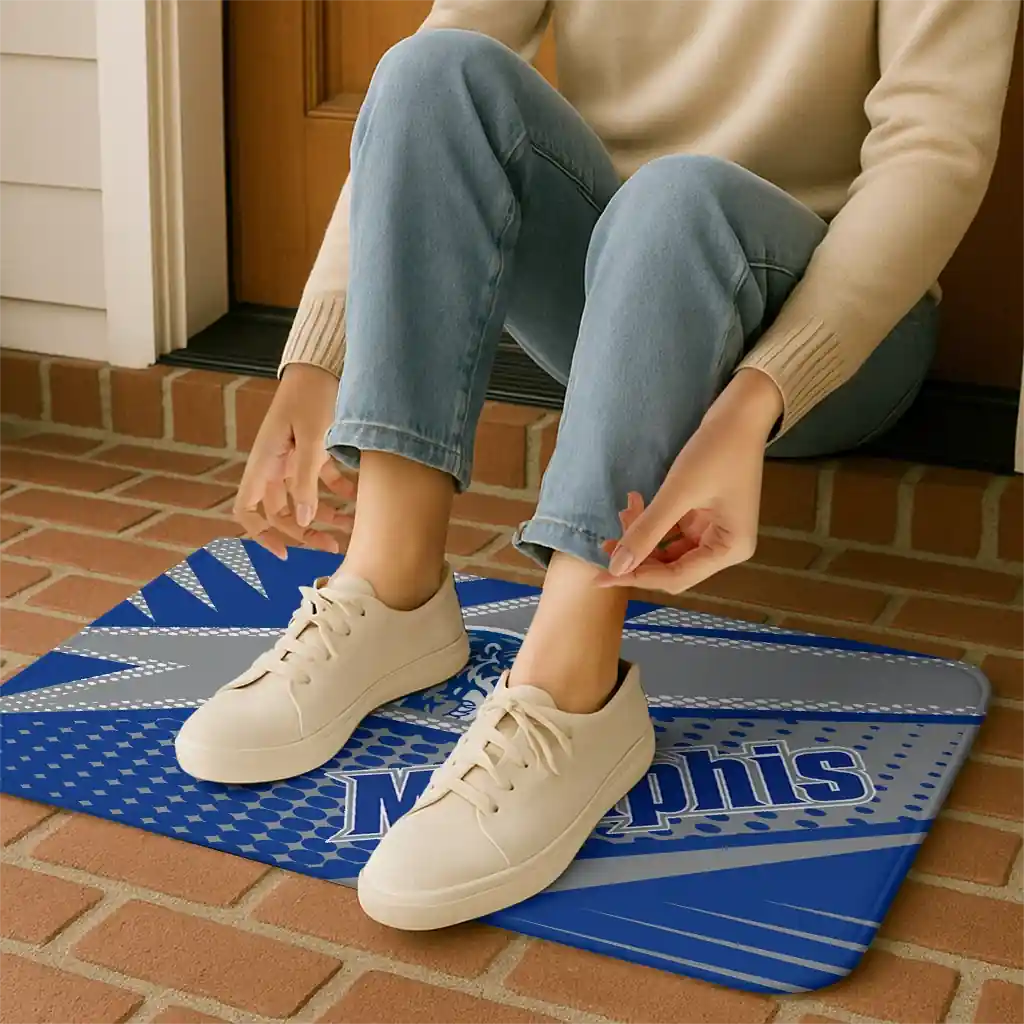memphis-tigers-sharp-flash-blue-doormat-top-rated.webp