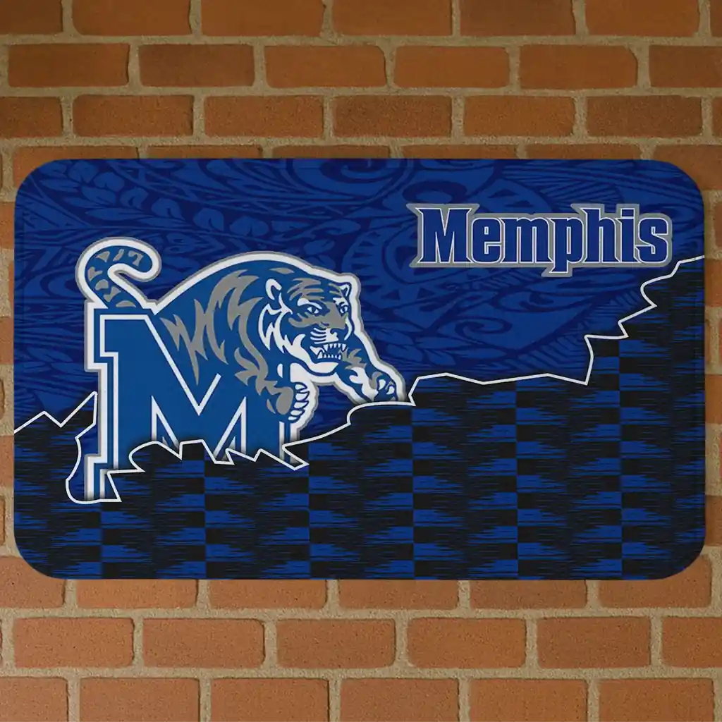 memphis-tigers-tribal-detailing-blue-black-doormat-best-selling.webp memphis tigers tribal detailing blue black doormat best selling