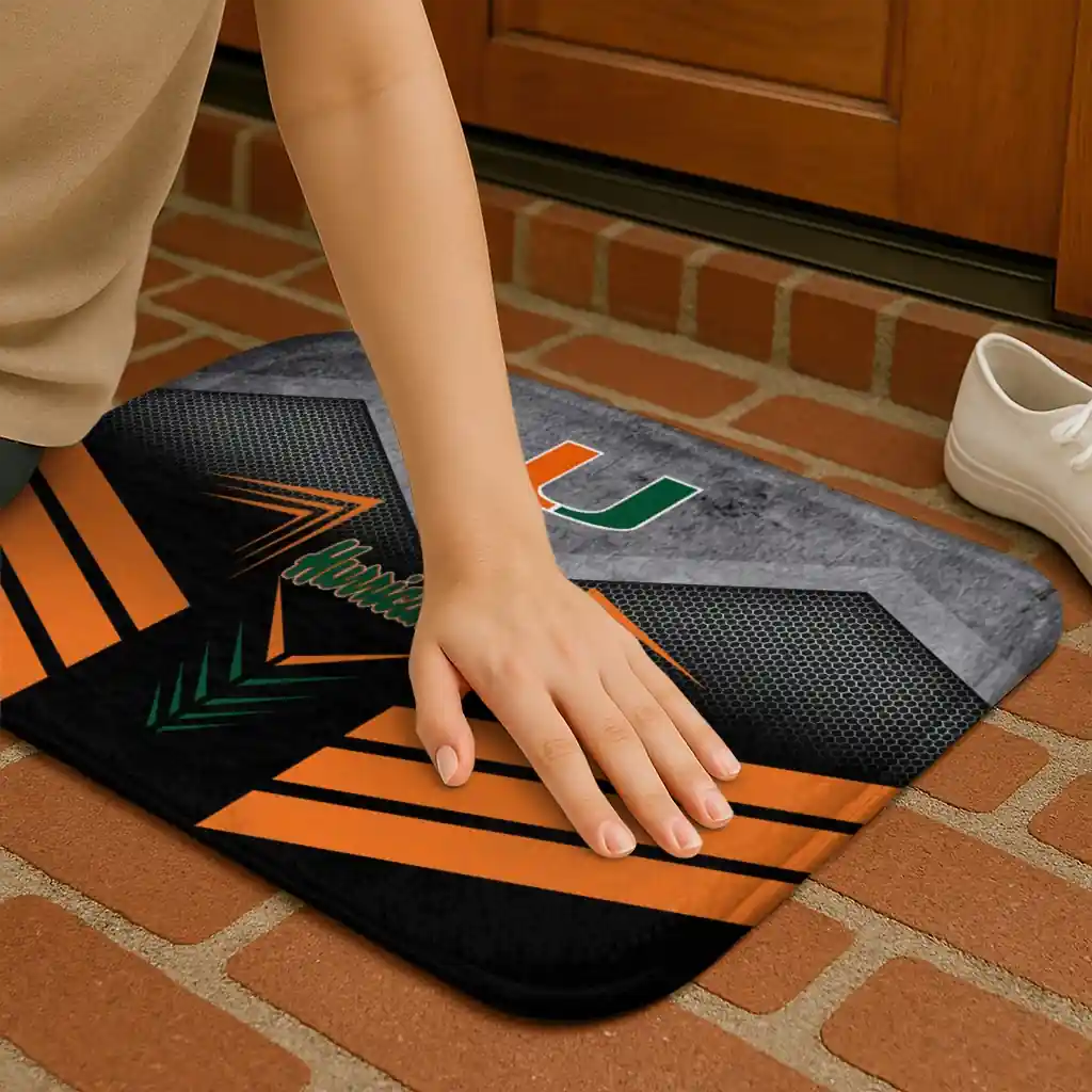 miami-hurricanes-chevron-points-orange-black-doormat-premium-grade.webp