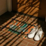 miami-hurricanes-helmet-illustration-orange-doormat-best-selling.webp