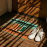 miami-hurricanes-pixel-blur-orange-doormat-best-selling.webp