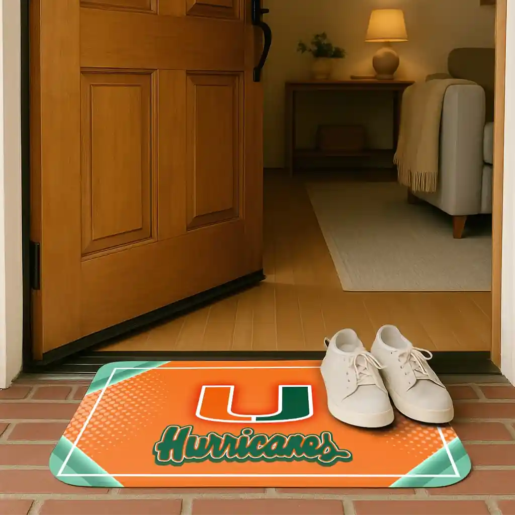 miami-hurricanes-silver-halftone-orange-doormat-fashion-forward.webp