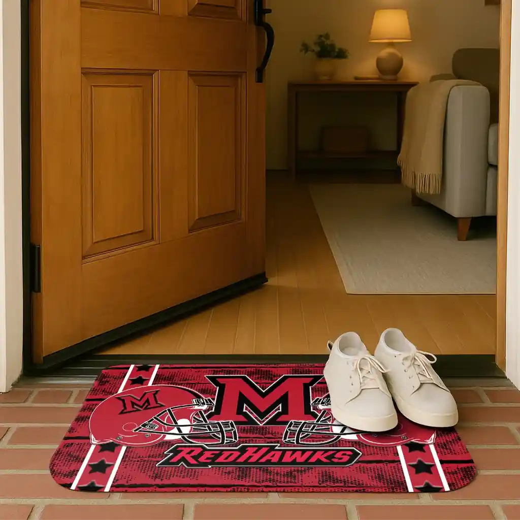 miami-redhawks-helmet-illustration-red-doormat-fashion-forward.webp