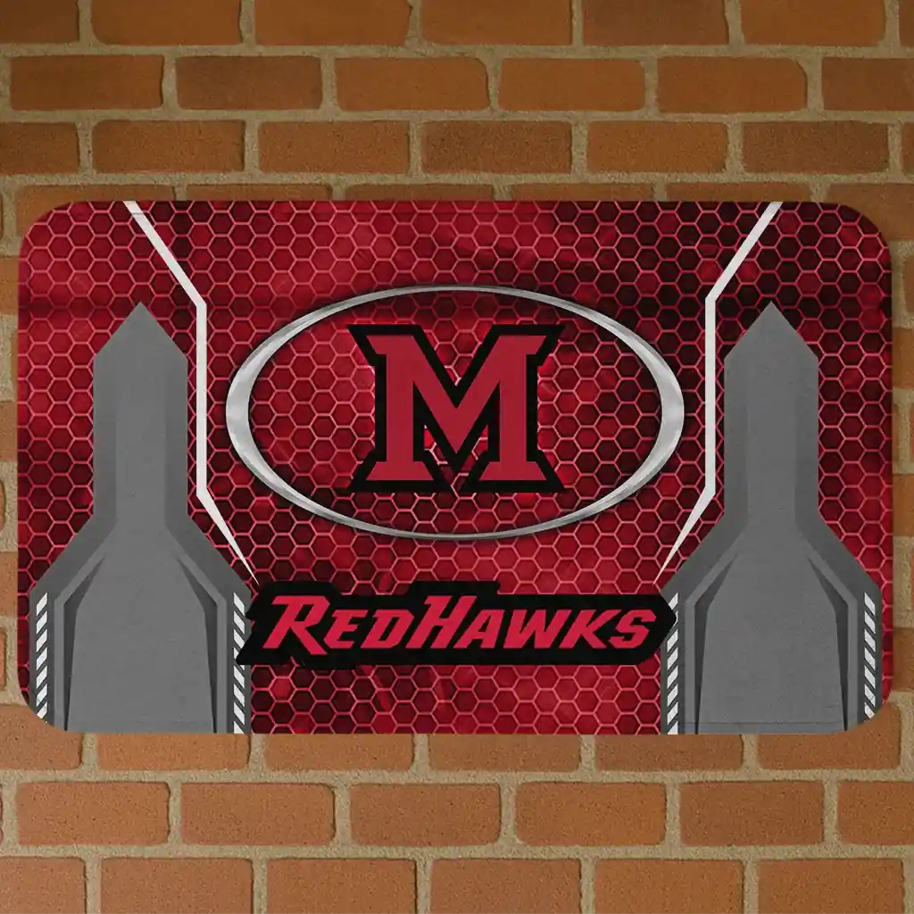 miami-redhawks-hexagon-oval-red-doormat-best-selling.webp miami redhawks hexagon oval red doormat best selling