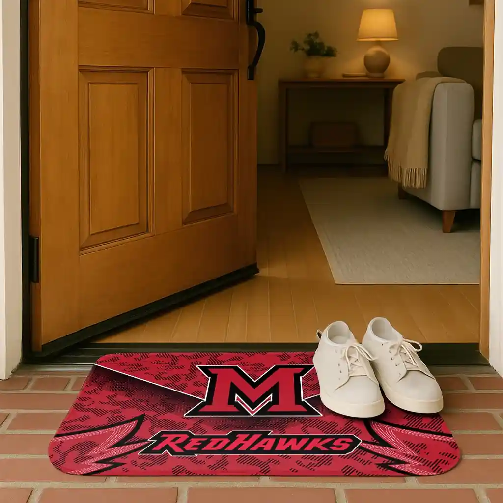 miami-redhawks-layered-lines-red-doormat-fashion-forward.webp