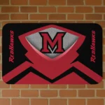 Miami RedHawks Ninja Mesh Red Doormat