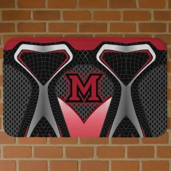 Miami RedHawks Torso Pattern Doormat