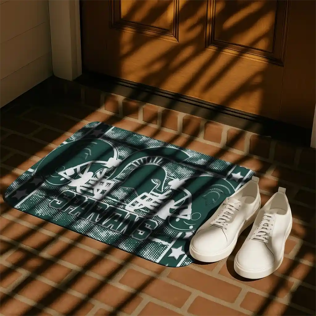michigan-state-spartans-helmet-illustration-green-doormat-trendy.webp