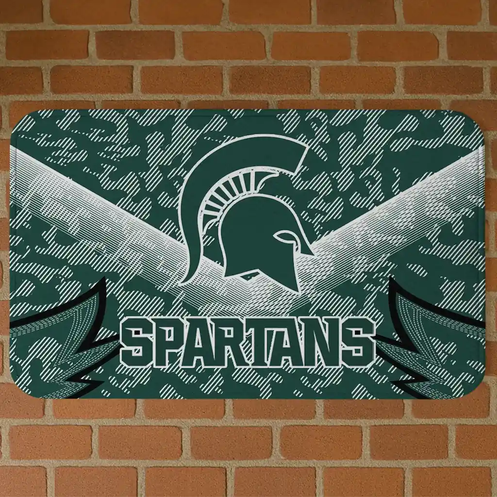 michigan-state-spartans-layered-lines-green-doormat-best-selling.webp michigan state spartans layered lines green doormat best selling