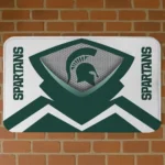 Michigan State Spartans Ninja Mesh Green Doormat
