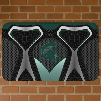Michigan State Spartans Torso Pattern White Crocs Doormat