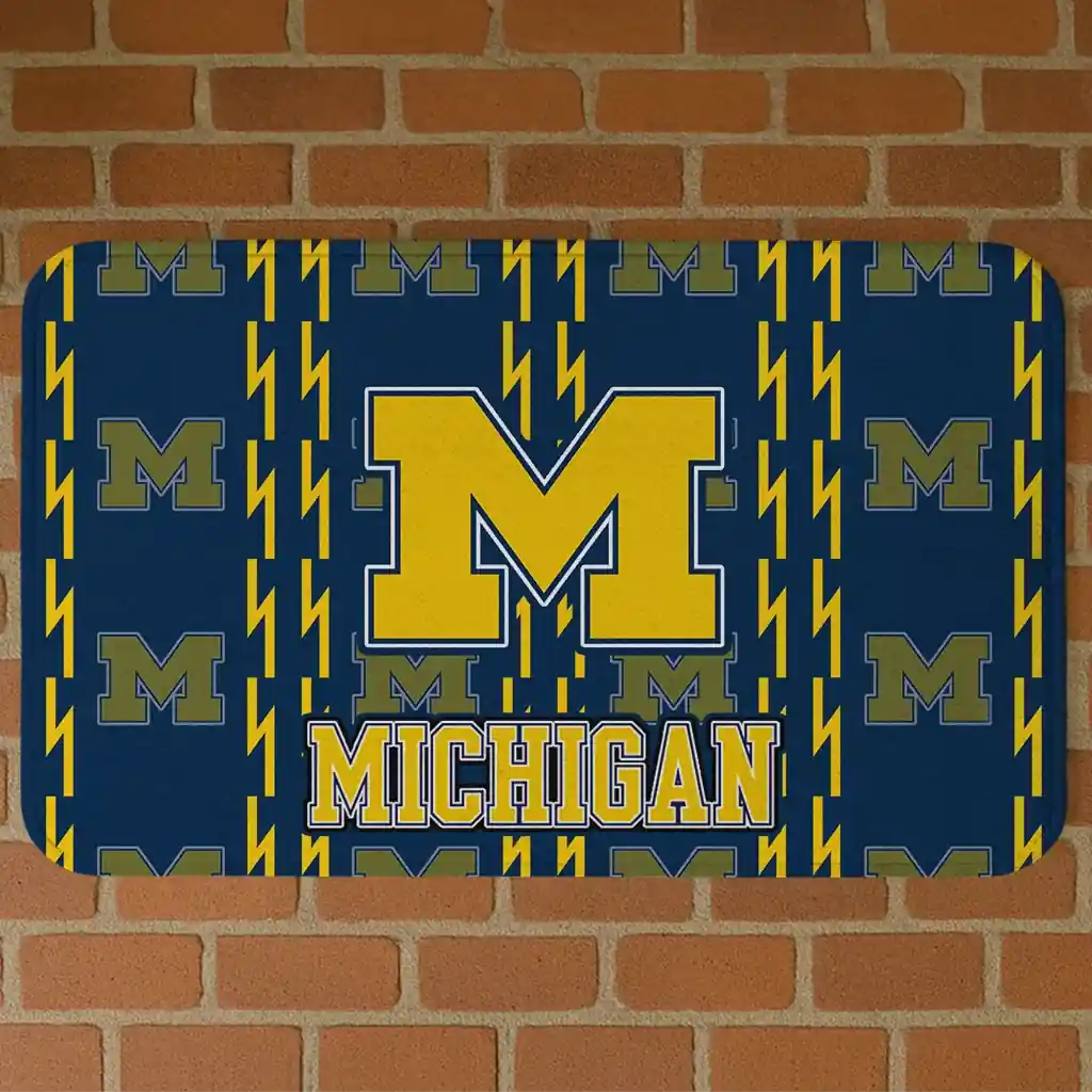 michigan-wolverines-bolt-row-blue-doormat-best-selling.webp michigan wolverines bolt row blue doormat best selling