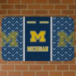 michigan-wolverines-chevron-stack-blue-doormat-best-selling.webp