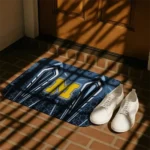 michigan-wolverines-graphic-stripes-blue-doormat-best-selling.webp