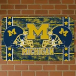 michigan-wolverines-helmet-illustration-blue-doormat-best-selling.webp