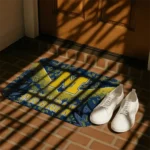 michigan-wolverines-layered-lines-blue-doormat-best-selling.webp