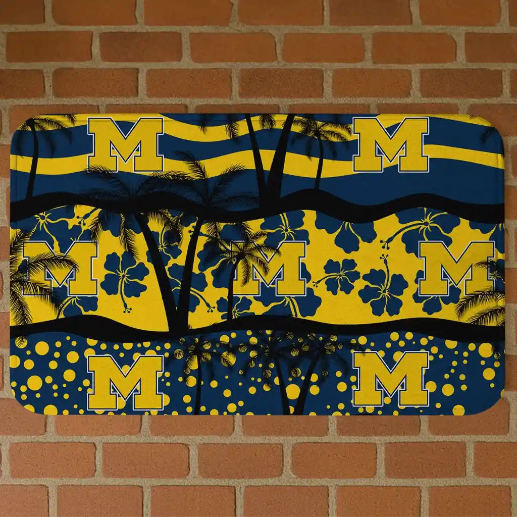 michigan-wolverines-palm-silhouette-blue-black-doormat-best-selling.webp michigan wolverines palm silhouette blue black doormat best selling