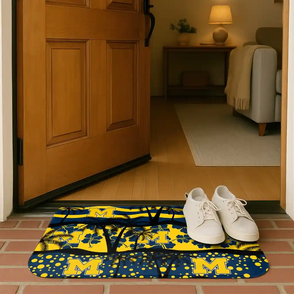michigan-wolverines-palm-silhouette-blue-black-doormat-fashion-forward.webp