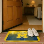michigan-wolverines-pixel-blur-blue-doormat-best-selling.webp