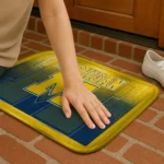 michigan-wolverines-pixel-blur-blue-doormat-best-selling.webp