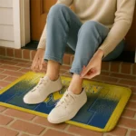michigan-wolverines-pixel-blur-blue-doormat-best-selling.webp