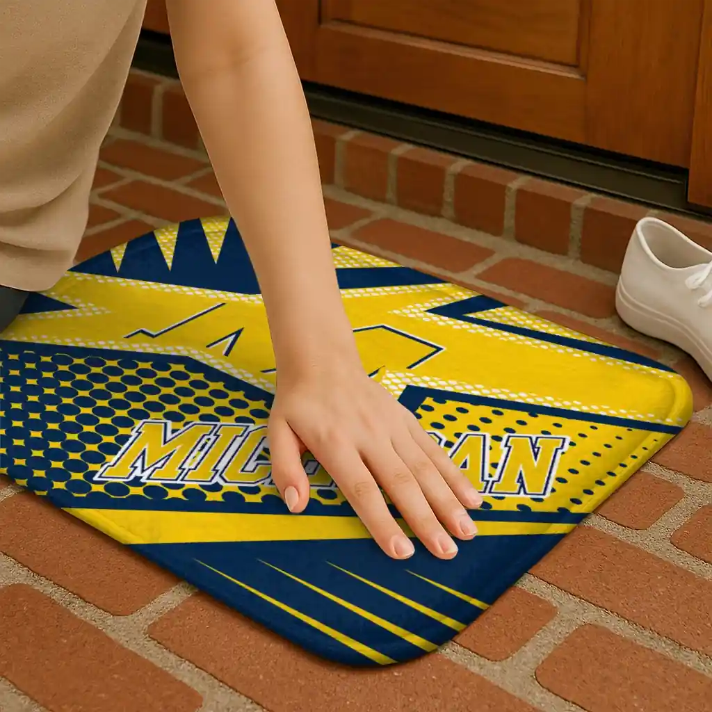 michigan-wolverines-sharp-flash-blue-doormat-premium-grade.webp