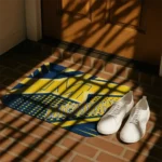 michigan-wolverines-sharp-flash-blue-doormat-best-selling.webp